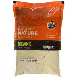 Pro Nature Organic Whole Wheat Atta   Pack  1 kilogram